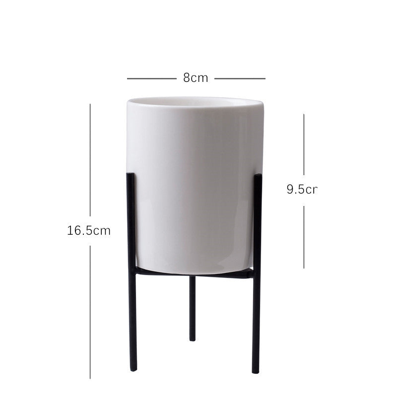 Stylish ceramic pot