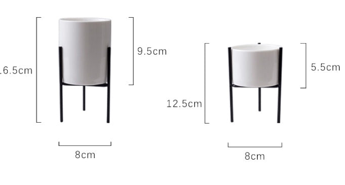 Stylish ceramic pot