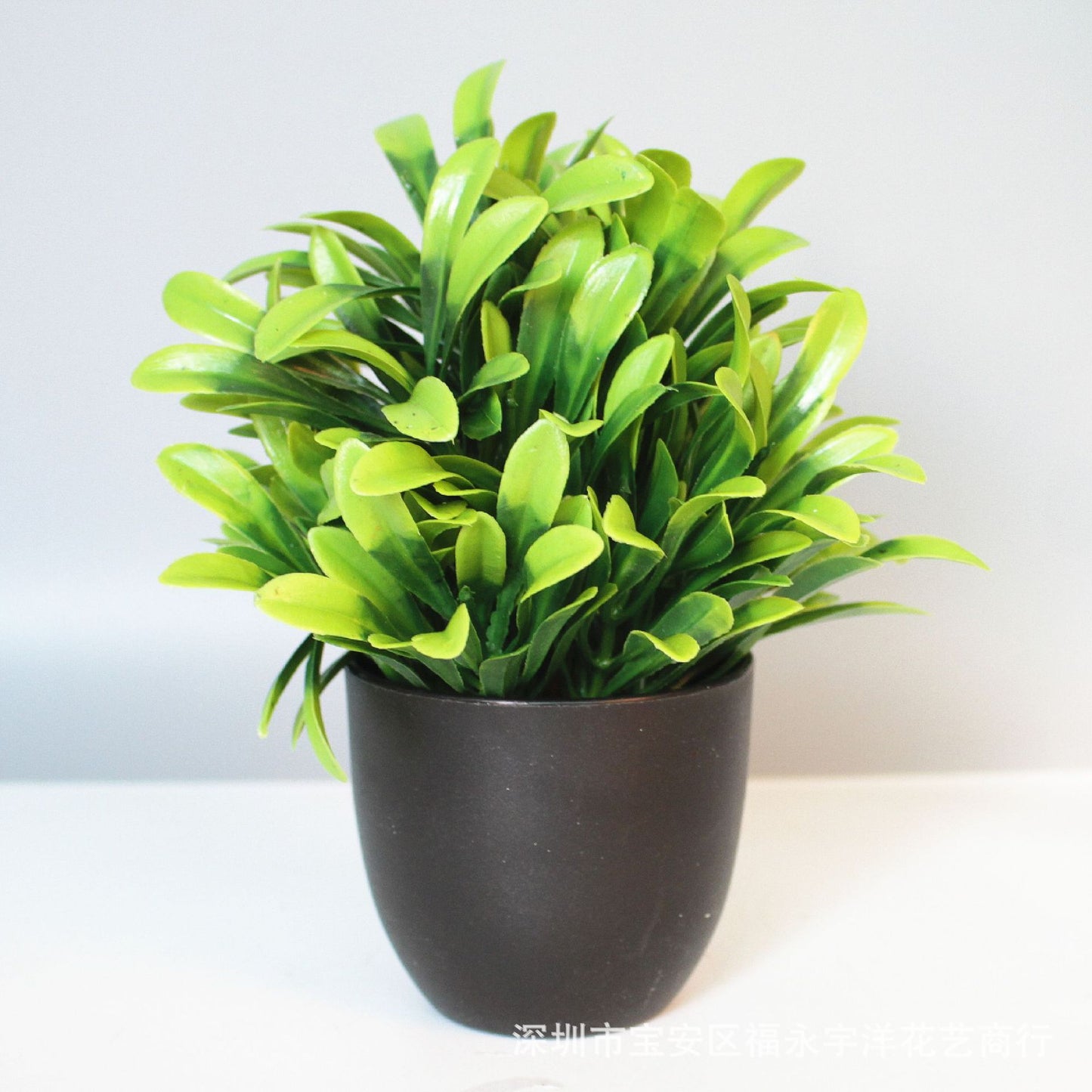 Faux bonsai, Simulated Indoor and Outdoor Decoration Plastic Bonsai Eucalyptus Small Pot Plant