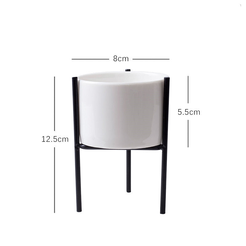 Stylish ceramic pot