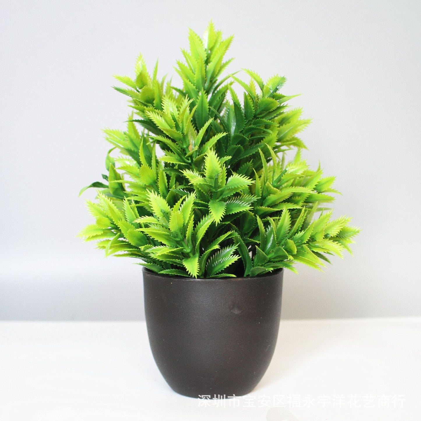 Faux bonsai, Simulated Indoor and Outdoor Decoration Plastic Bonsai Eucalyptus Small Pot Plant