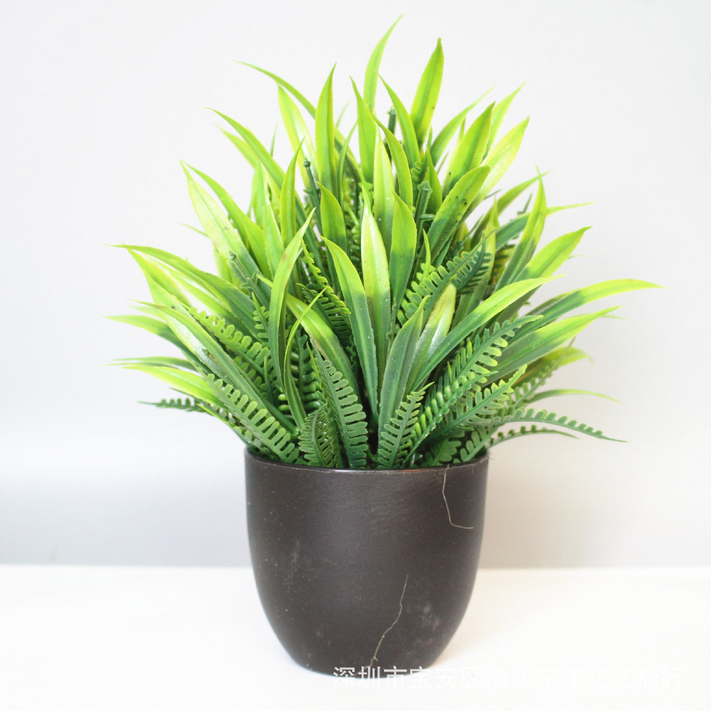 Faux bonsai, Simulated Indoor and Outdoor Decoration Plastic Bonsai Eucalyptus Small Pot Plant