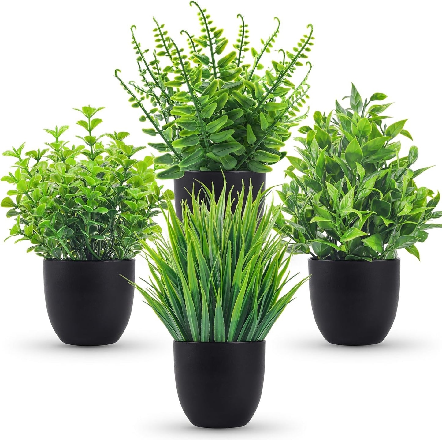 Faux bonsai, Simulated Indoor and Outdoor Decoration Plastic Bonsai Eucalyptus Small Pot Plant
