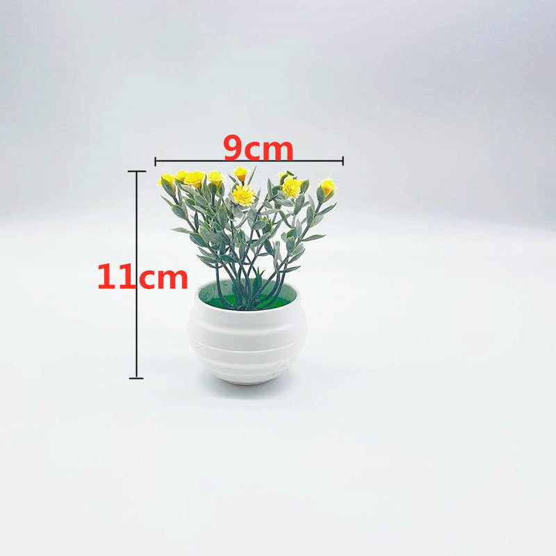 Faux plant, desk decor, Green makes me happy, Office Desktop, bathroom plant, Trinket pot plant