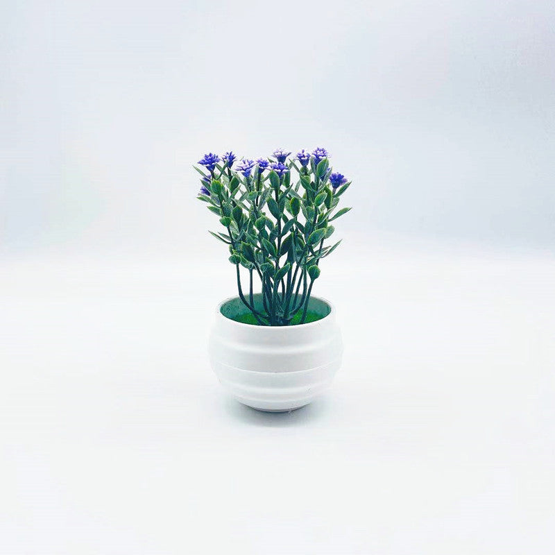 Faux plant, desk decor, Green makes me happy, Office Desktop, bathroom plant, Trinket pot plant
