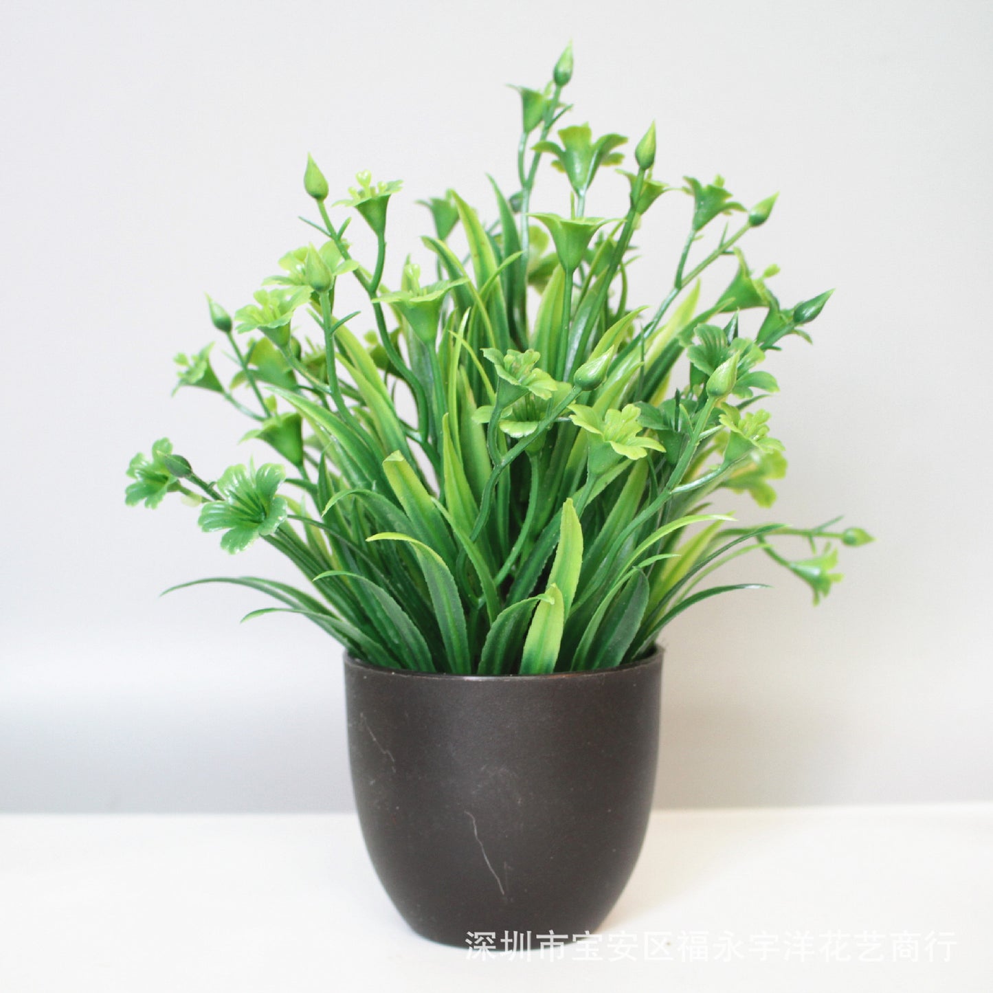 Faux bonsai,  Simulated Indoor and Outdoor Decoration Plastic Bonsai Eucalyptus Small Pot Plant