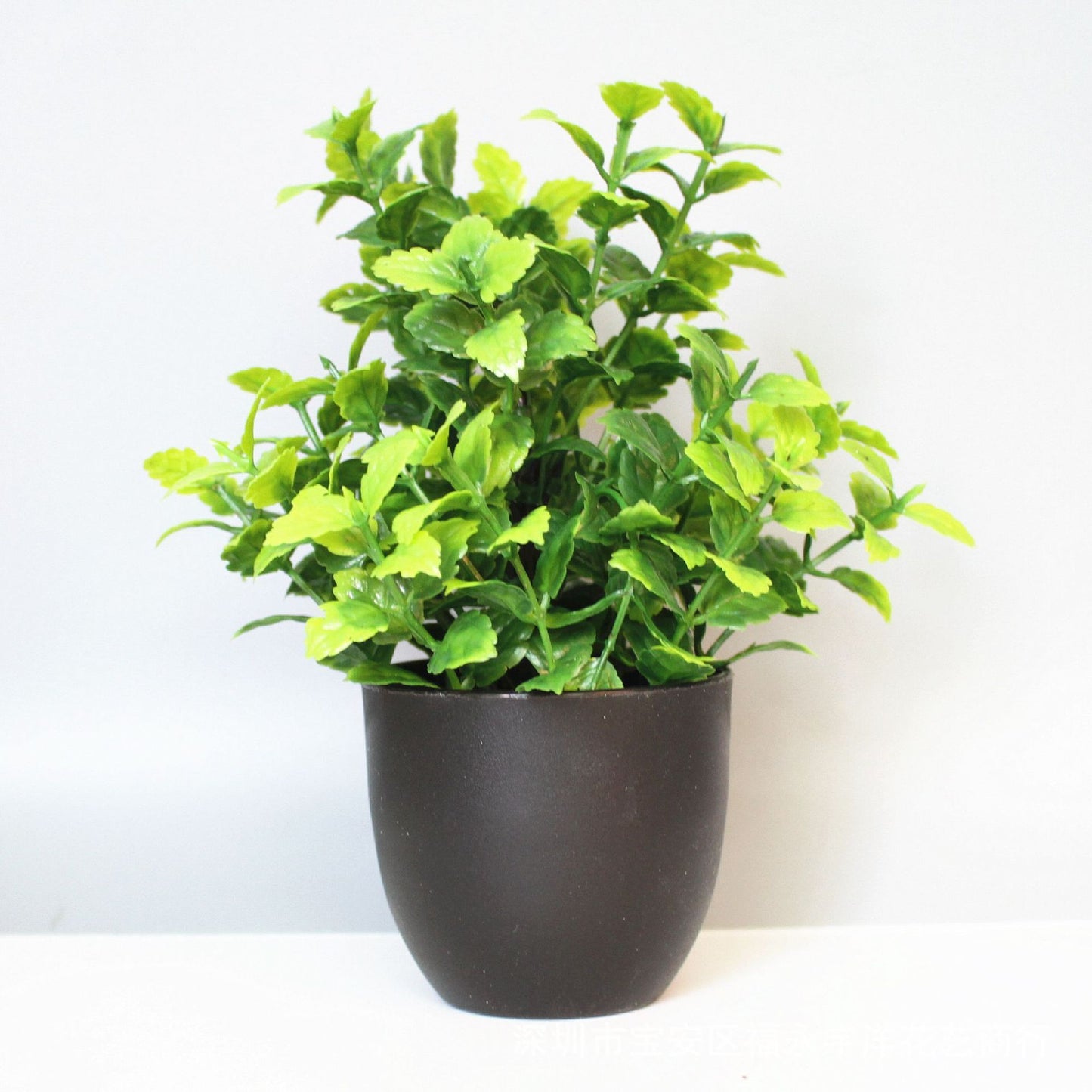 Faux bonsai,  Simulated Indoor and Outdoor Decoration Plastic Bonsai Eucalyptus Small Pot Plant