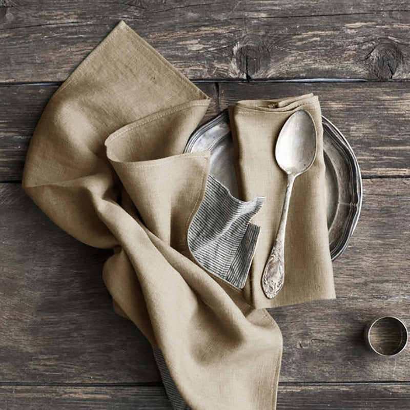 Luxe Linen Napkins, elegant table setting, Pastoral Palette: Nordic Linen Table Accents