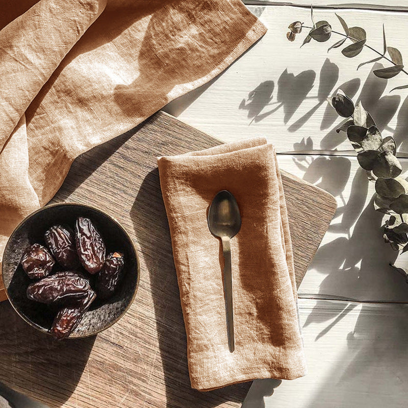 Luxe Linen Napkins, elegant table setting, Pastoral Palette: Nordic Linen Table Accents