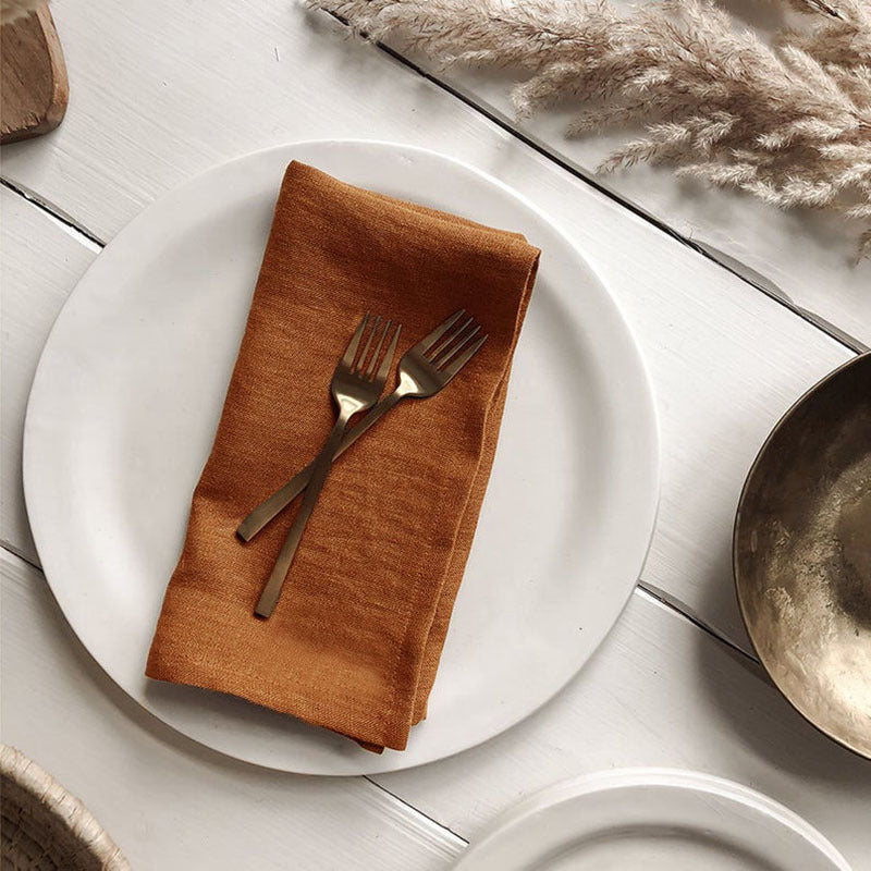 Luxe Linen Napkins, elegant table setting, Pastoral Palette: Nordic Linen Table Accents