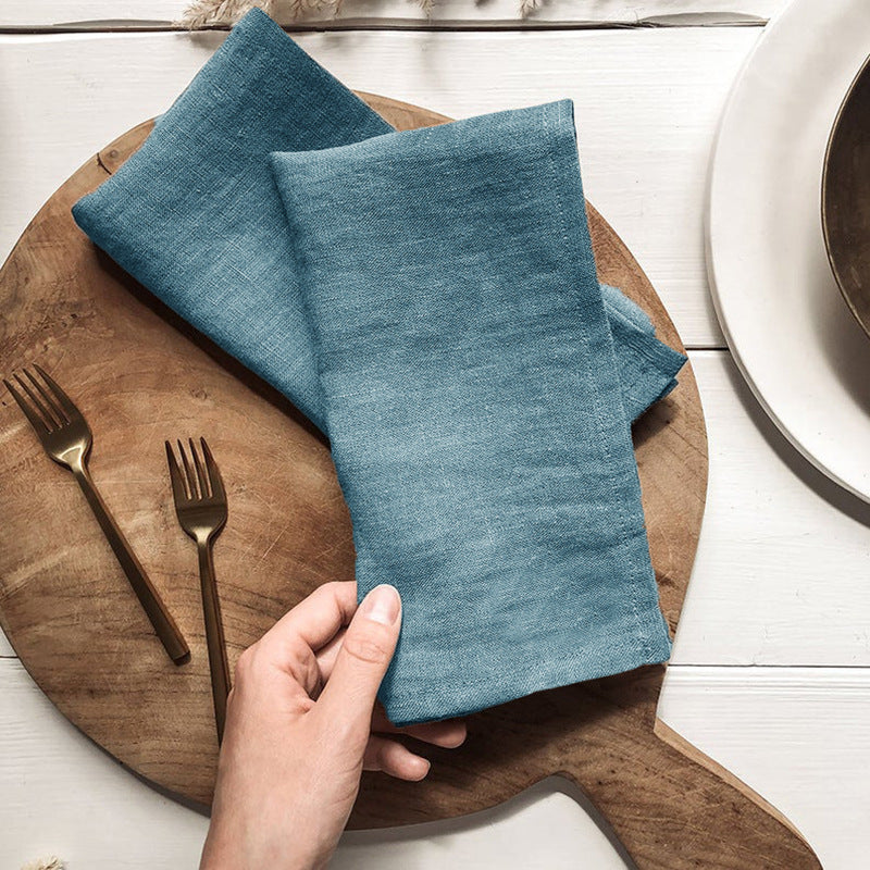 Luxe Linen Napkins, elegant table setting, Pastoral Palette: Nordic Linen Table Accents